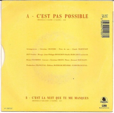 C'est Pas Possible | François Valéry | Franceval Franceval | Neuwertig