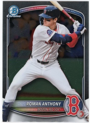 2025 Bowman Chrome Prospect Rookie Roman Anthony #167 Red Sox
