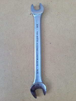 Vintage Proto Challenger Tools 5714, 7/16'' X 3/8'' Open End Wrench Made in USA