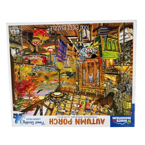 Lot 3 White Mountain General Store Autumn Pop Culture 1000 Pcs Puzzles AS IS - Picture 4 of 5