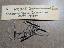 Pacific Semiconductor PS208 Germanium Diode 1955 Early Silicon Valley -1pc