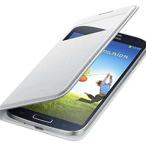 Funda abatible Samsung EF-MI950BWESTA S-View para Galaxy S4 - blanca Foto 2 de 4