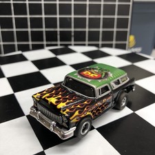 Autoworld Rat Fink 55 Chevy Nomad Slot Car, Running