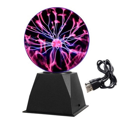 Gresus Novelty Toy 6 Inch Magic Plasma Ball - Touch & Sound Sensitive Interac...