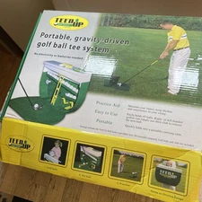 GOLF! Teed Up Golf Home Driving Range w/ Gravity Feed Ball Tee System