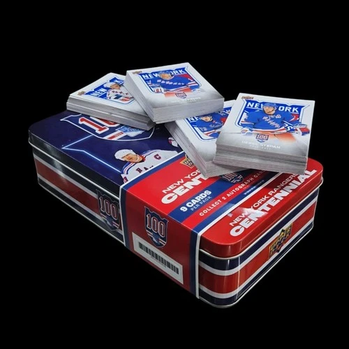 2025-26 UD New York Rangers Centennial Set of 100 card into Original Tin Box