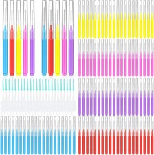 300 Pcs Interdental Brushes for Braces, 6 Size Soft and Bendable Braces Brush fo