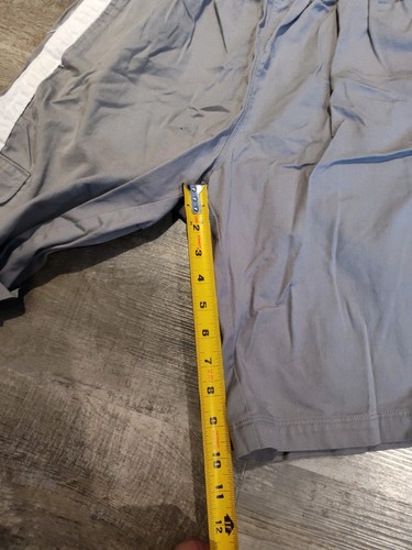 Vintage Y2K Nike Cargo Skater Shorts Mens Size Large Drawstring Waist Gray - Picture 13 of 14