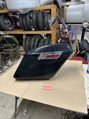 Harley Dyna Switchback FLD Right Saddlebag Complete BUT CRACKED LID top Bottom