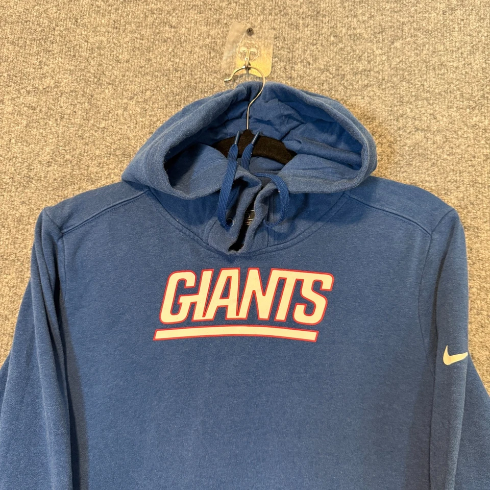 New York Giants Nike Sudadera con Capucha Adulto Grande Azul Swoosh Polar Atletismo Foto 3 de 4