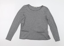 Womens UK Size 10 Sainsburys Grey Pullover Sweatshirt