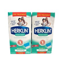 Herklin Lice Treatment Shampoo Maximum Strength 2 Pack