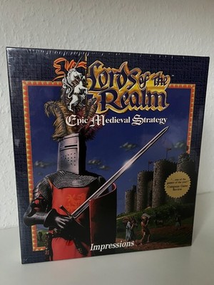 LORDS OF THE REALM - PC/DOS - 3.5''FLOPPY - BIG BOX - NEW - SEALED - 1994