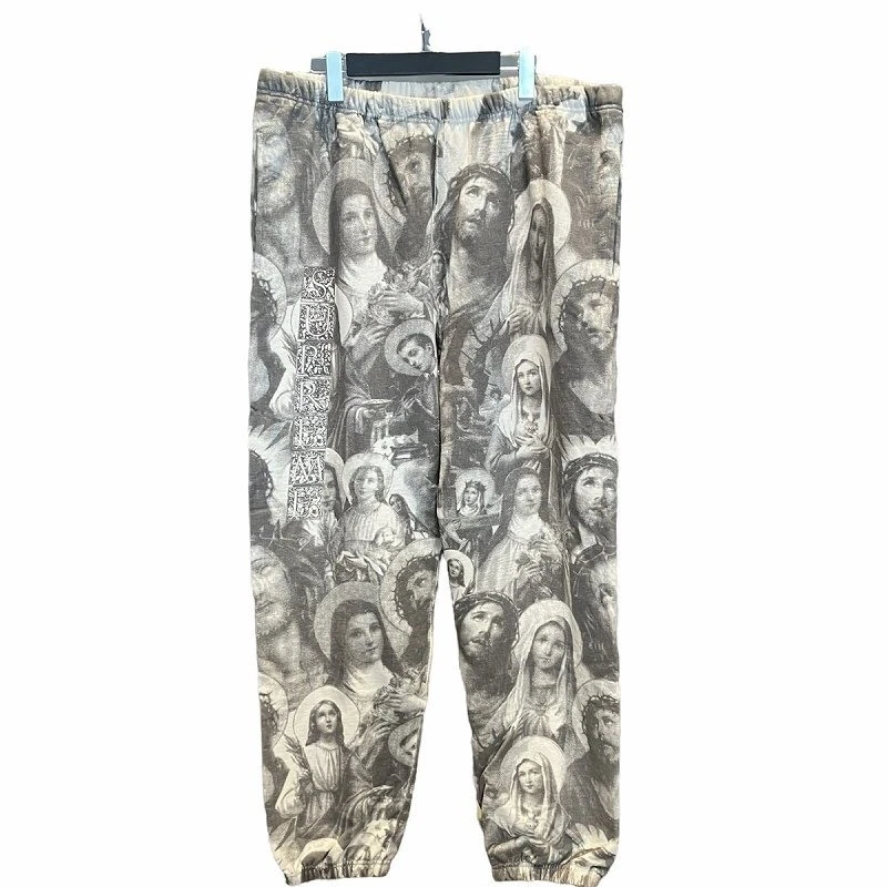 Pantalon de survêtement suprême Jésus et Marie Jésus Marie motif total