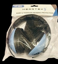 HearTek Junior/Child Hearing Protection Earmuffs Blue Black HT-B01