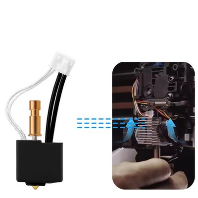 Upgraded Hardened Steel Brass Nozzle Hotend Kit for Anycubic Kobra S1 / S1 Combo