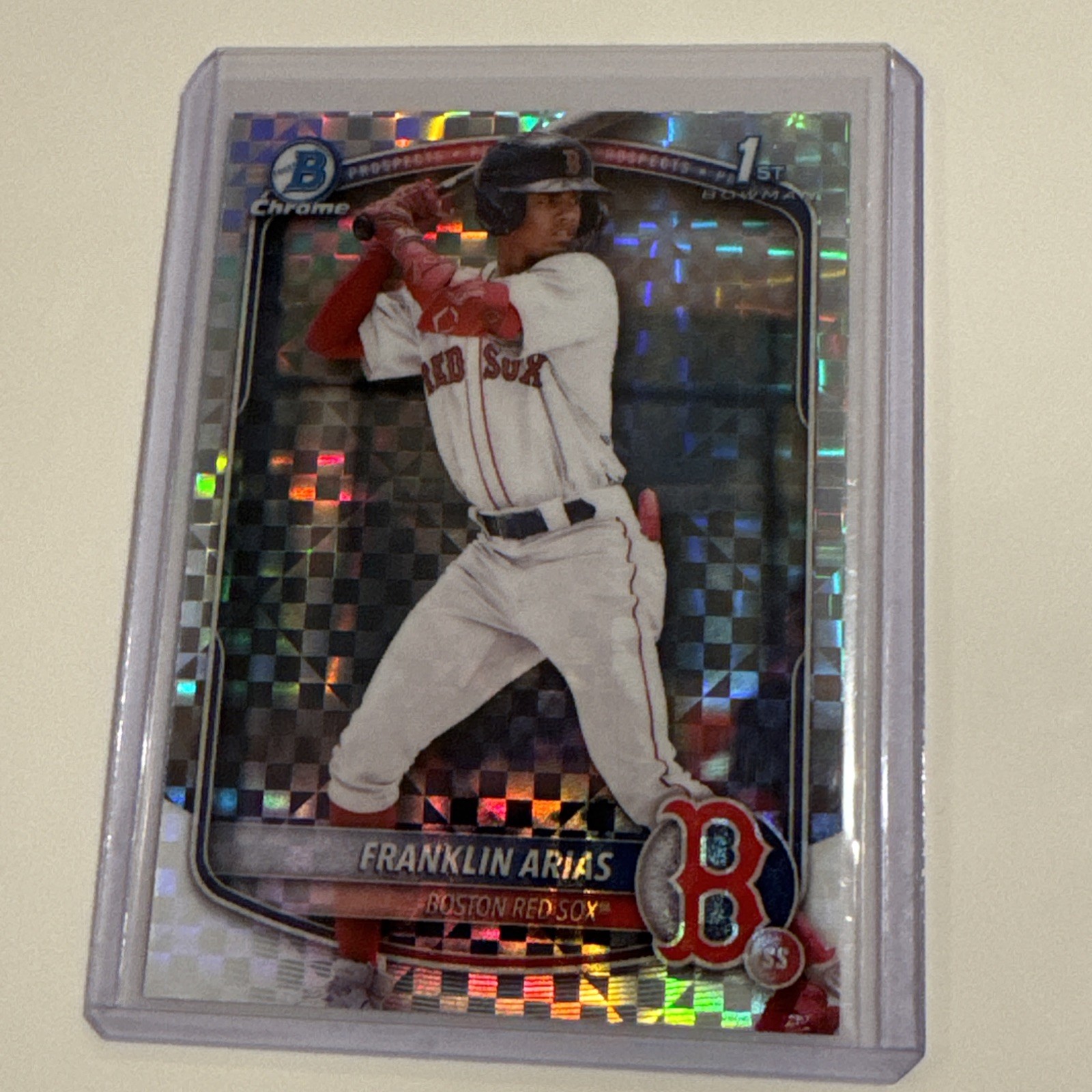 2025 Bowman Chrome Prospects X-Fractor Franklin Arias Boston Red Sox #BCP-67
