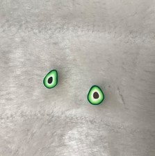   Avocado Ohrstecker   ungetragen silberfarbe...