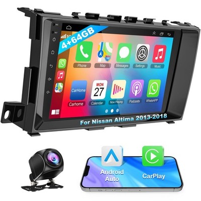 WOWiViD Android Auto Car Stereo GPS  9in 2 DIN Reverse Camera Nissan Altima