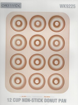 ChefMade 12er Donut Backblech Zubereiter Donutform Donutförmchen Donutblech