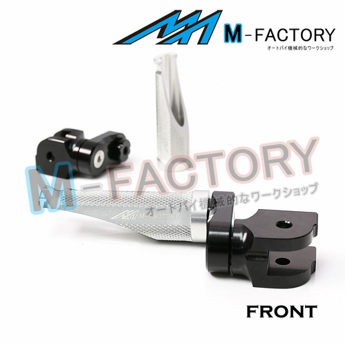 Fit Monster 600/620/oscuro todo el año CNC Shinobi estriberas delanteras ajustables - Imagen 15 de 15