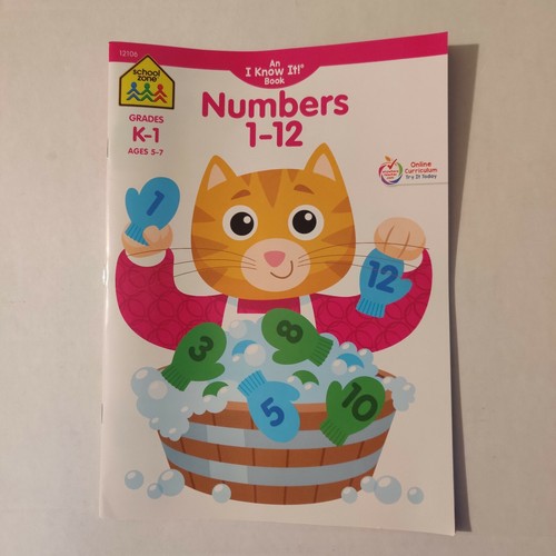 School Zone Workbooks Kindergarten/First Grade Numbers And Letters - Imagen 2 de 5