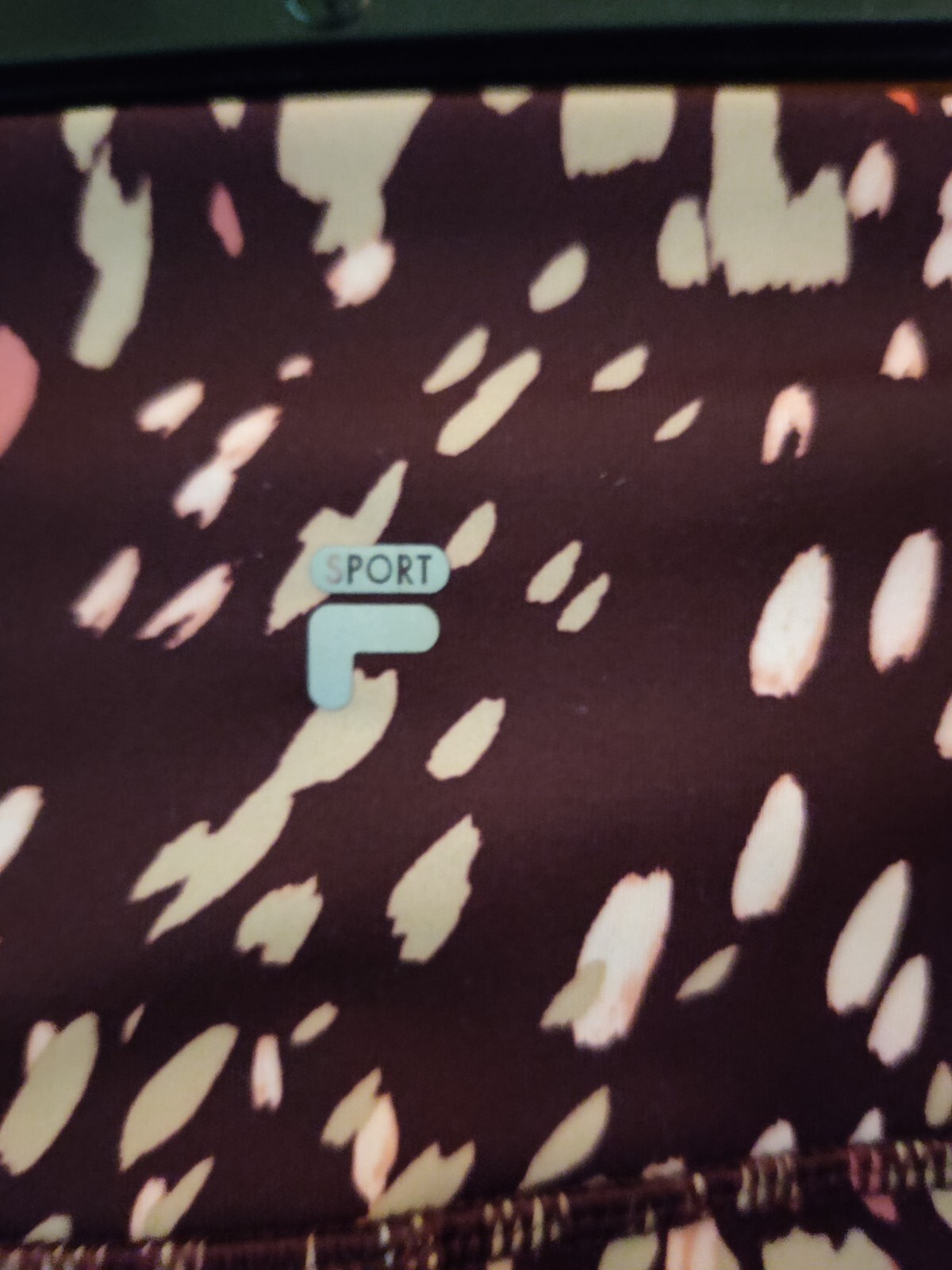 Leggings da corsa Spotted Fila donna taglia XS piccoli difetti