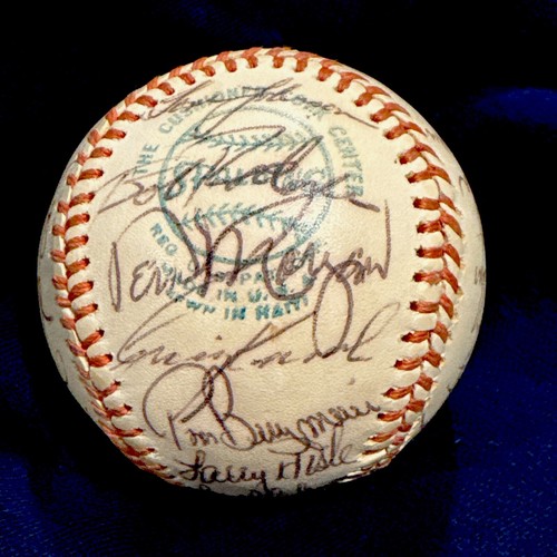 1974 Twins team signed autographed OAL ball 28 sigs Killebrew Blyleven Thompson - Picture 2 of 6