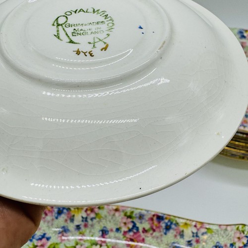 Royal Winton Grimwades Marion Chintz China Large Set 34 Pieces Service For 8 - 第 9/24 張圖片