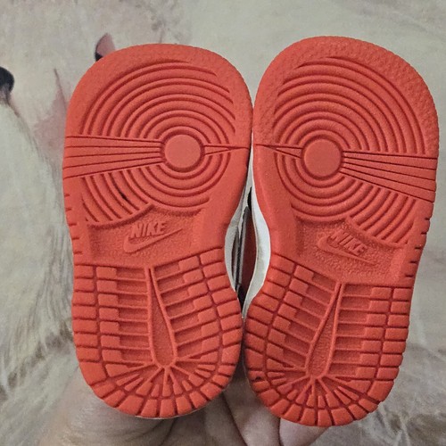 Nike Dunk Low SE Martian Unisex Baby Shoes Size 3c Boy Girl Orange Black - 第 7/9 張圖片