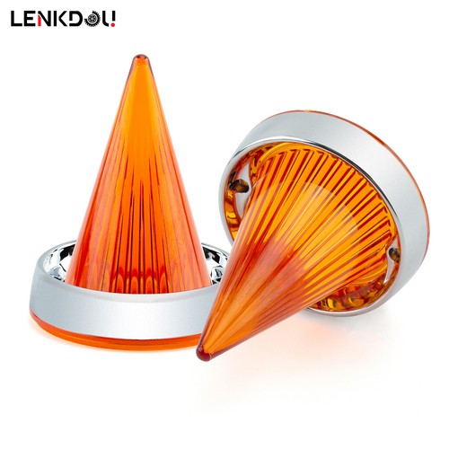 For Harley Pair Turn Signal Light Lens Cover Ring Electra Street Glide Road King - Picture 24 of 37