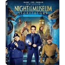 Night at The Museum: Secret of The Tomb (Blu-ray/DVD/Digital) NEW