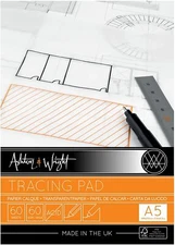 Ashton and Wright - A5 Tracing Pad - 60gsm Paper - 60 Sheets