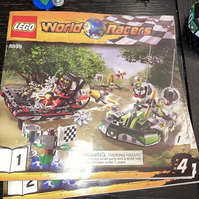 LEGO World Racers 8899 Gator Swamp 100% Complete w/ Manuals