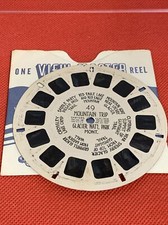 Single view-master Reel 49 Mountain Trip Glacier Natl Park MT HL 1G