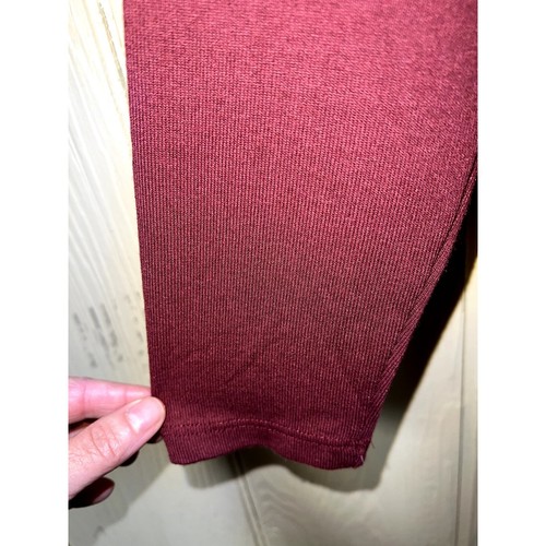 Lisa Rinna Tunic TOP Cowlneck SWEATER Medium Petite PM 10P 12P Burgundy Wine - Picture 5 of 9