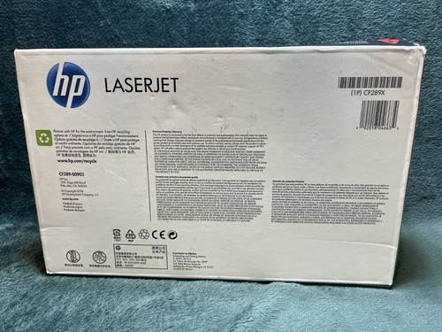 Genuine HP 89X Black High yield LaserJet Toner Cartridge CF289X - 第 5/6 張圖片