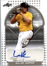 William Kempner 2018 Leaf Perfect Game Autograph NIKE All-American Auto Rookie