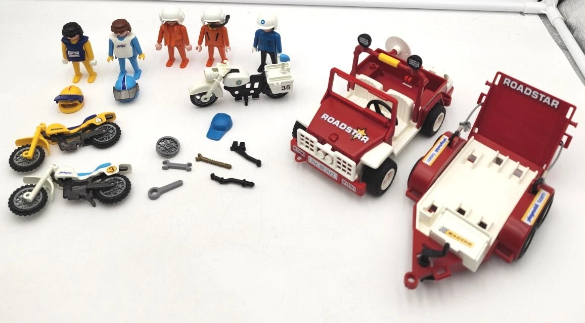 Playmobil dirt bike shop set