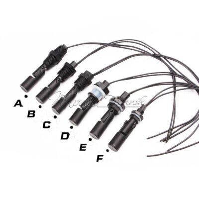 A/B/C/D/E/F Type Horizontal Float Sensor Switch Liquid Water Level Tank Pool