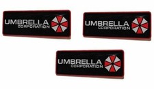 Resident Evil Umbrella Corporation Chest 2  Wide Enamel Metal Pin Set of 3