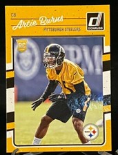 2016 Panini Donruss Rookie Card #303 Artie Burns Pittsburgh Steelers