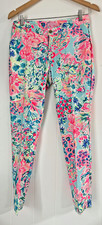 Lilly Pulitzer Skinny Alina Pant SERENE BLUE GYPSEA Lion Fish Aqua Pink LN 2