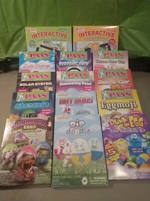 Easter Egg DECORATING KITS Several Kits to Choose From - PAAS Dudley's RJ Rabbit