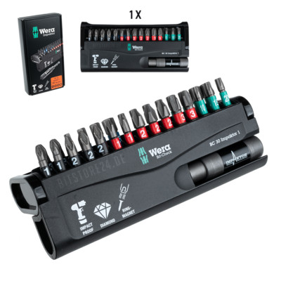 WERA Impaktor Bit-Check 30-tlg. für PZ PH TORX  Sechskant Schlagschrauber Impact