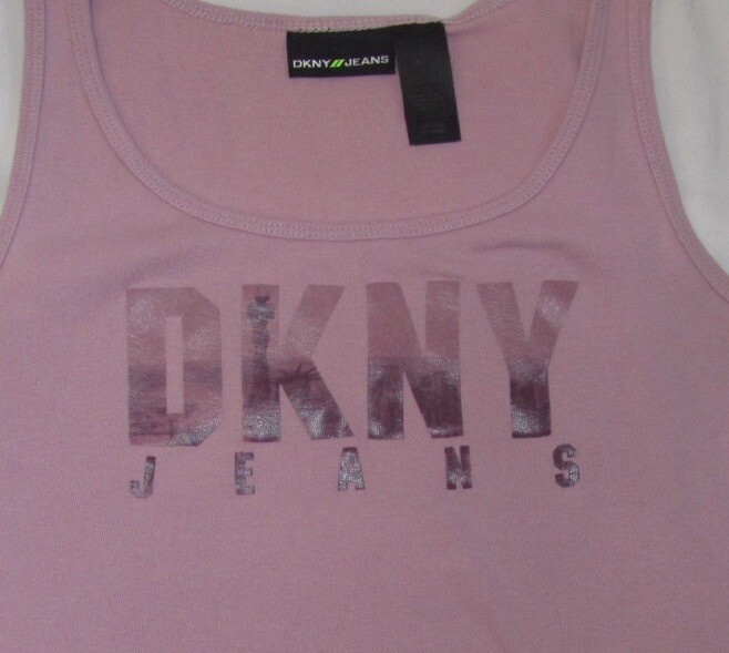 DKNY リブトップ タイトフィット M ピチt 00s Y2K DKNY リブトップ タイトフィット M ピチt 00s Y2K