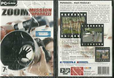 Zoom Mission Paparazzi PC CD-Rom - Jeu D'aventure Neuf Sous Blister - Français