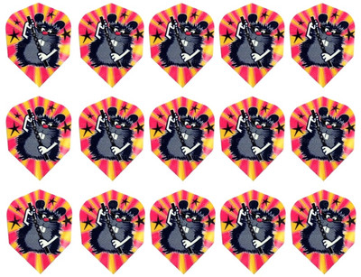 5 Sets Harrows Quadro Standard Dart Flights - Ships w/ Tracking - Ninja Hamster