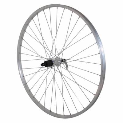 Roue vélo route 700 arrière blocage k7 jante couleur noir mach1 gravel