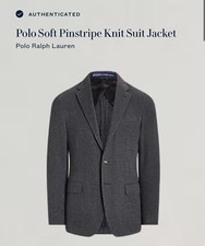 Ralph Lauren Pin Stripe Suit Mens Retail 1298